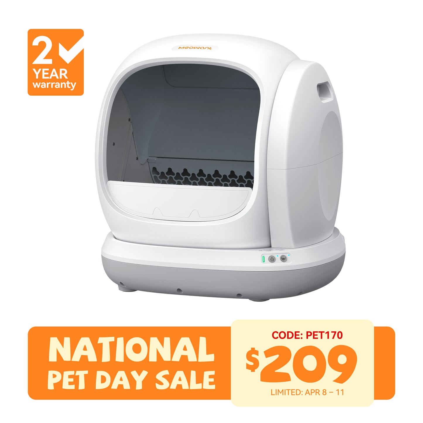 Meowant Self-Cleaning Cat Litter Box - MW-SC02