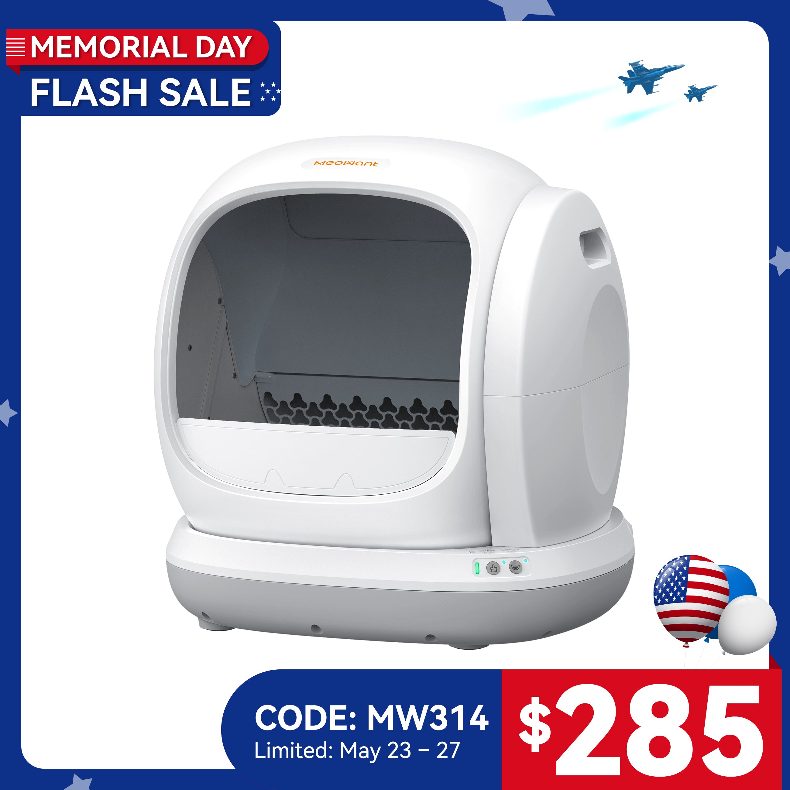 Meowant Self-Cleaning Cat Litter Box - MW-SC02