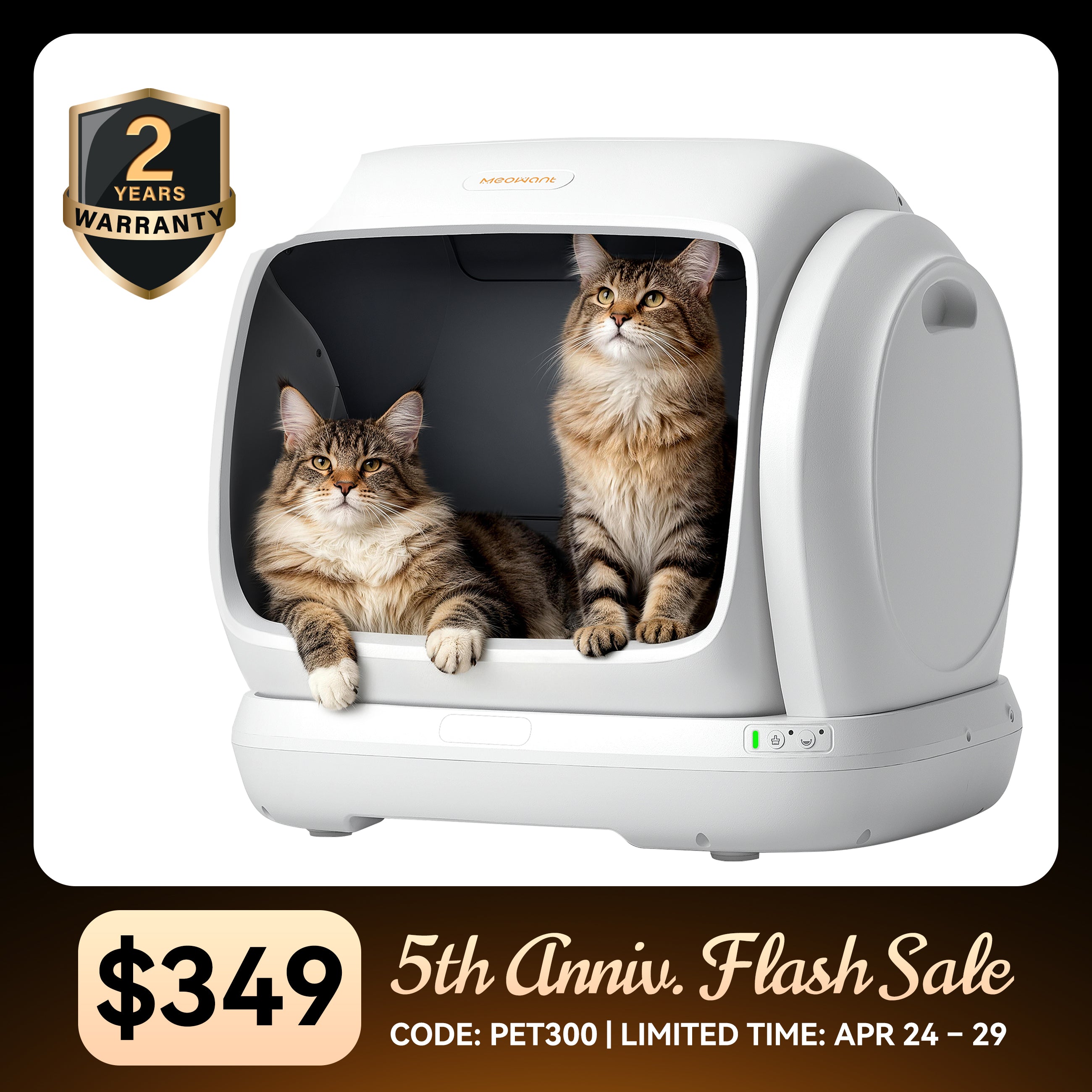 Meowant Self-Cleaning Cat Litter Box – MW-SC09