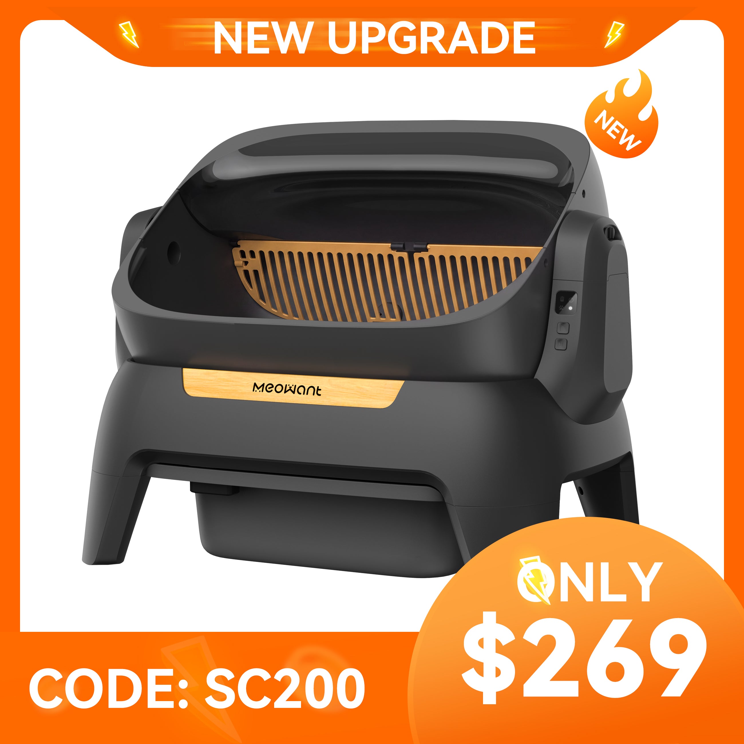 Meowant Self-Cleaning Cat Litter Box – MW-SC10