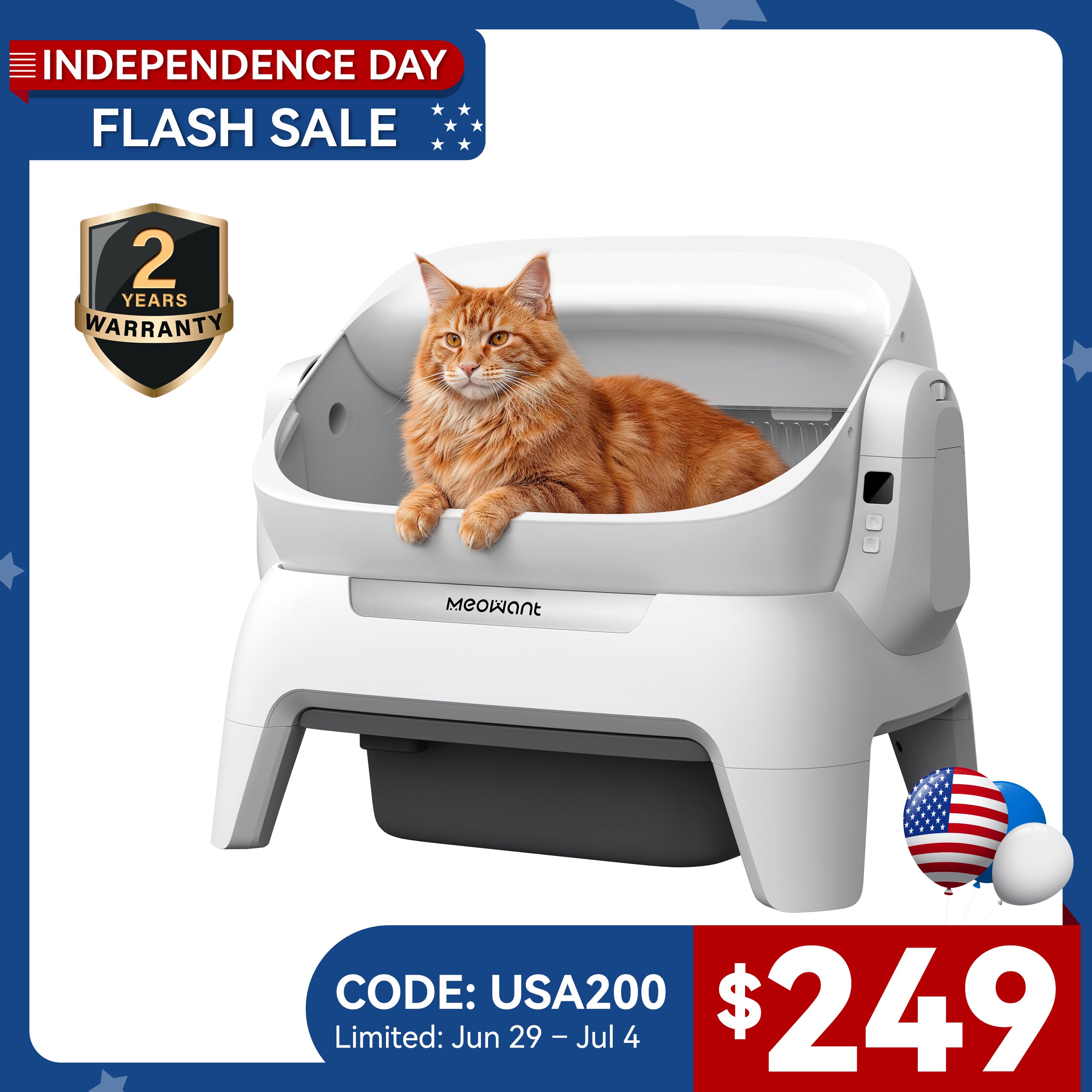 Meowant Self-Cleaning Cat Litter Box – MW-SC10