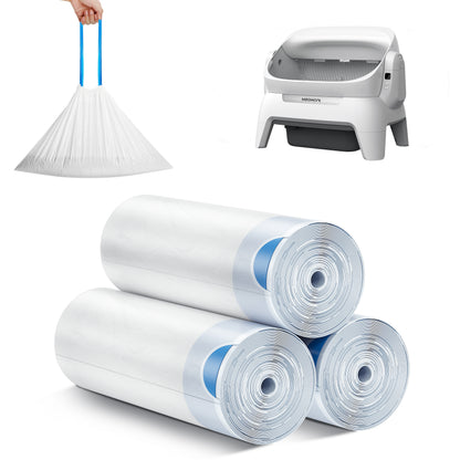 MeoWant SC10 Litter Box Liners – Roll Pack (20 Bags/Roll)