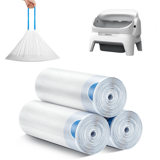 MeoWant SC10 Litter Box Liners – Roll Pack (20 Bags/Roll)