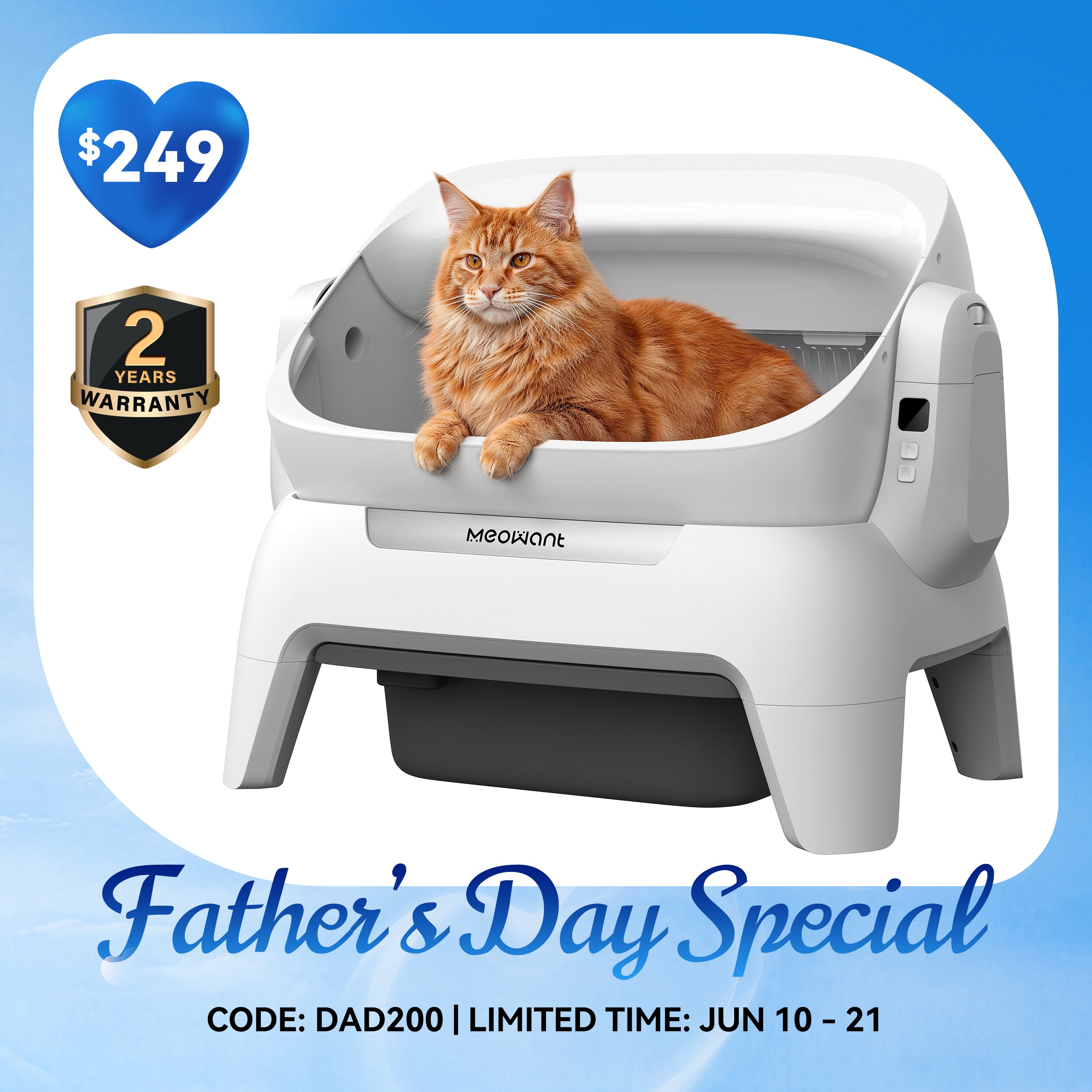 Meowant Self-Cleaning Cat Litter Box – MW-SC10