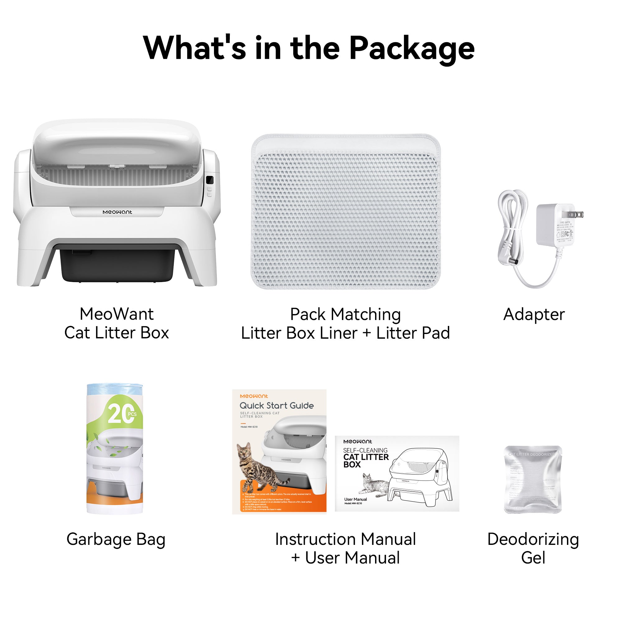 Meowant Self-Cleaning Cat Litter Box – MW-SC10