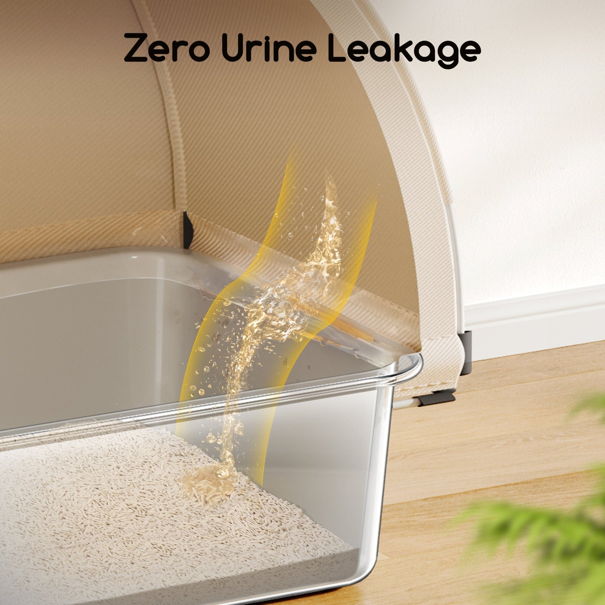 Meowant 3 - In - 1 Stainless Steel Cat Litter Box With Lid - LB03 - Meowant