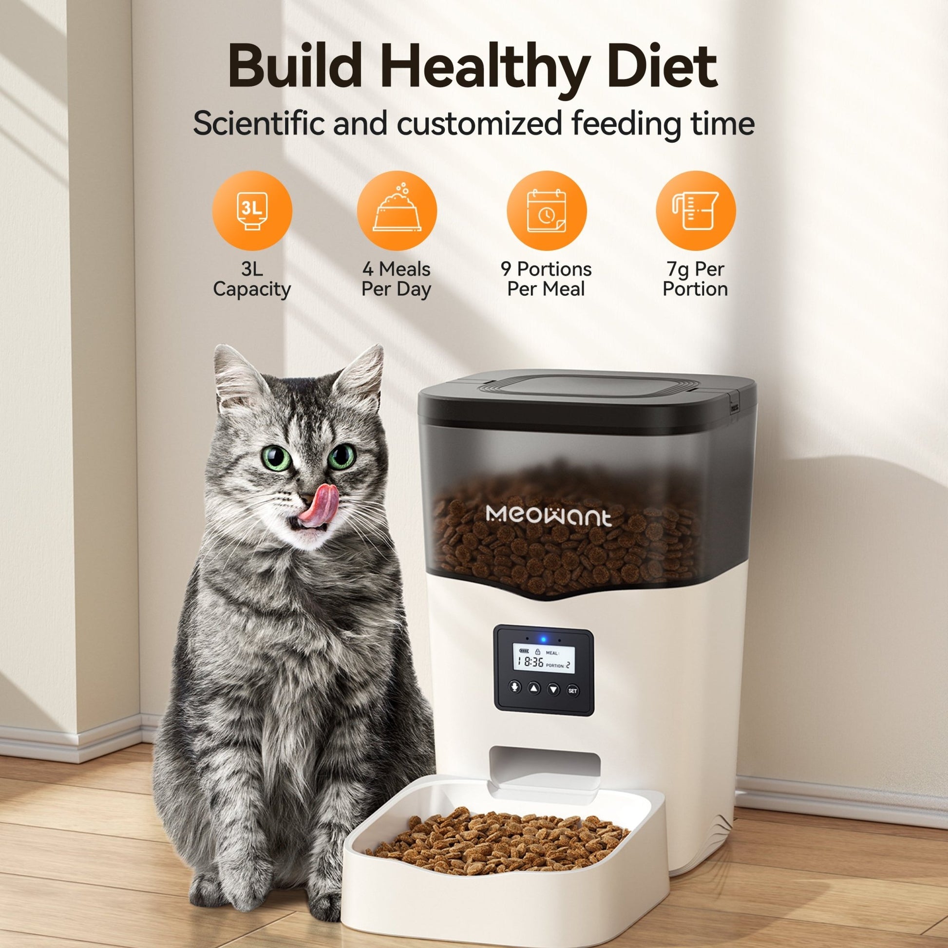 Meowant Automatic Cat Feeder - Meowant