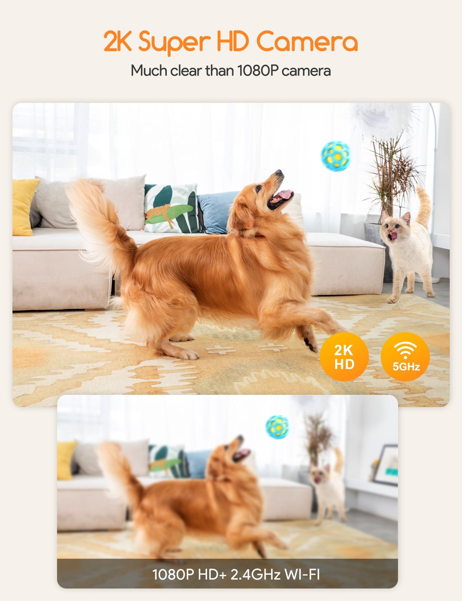 Meowant Dog Treat Dispenser with 2K Camera - Meowant