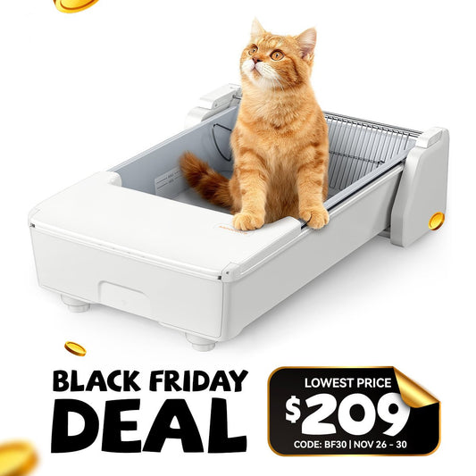 Meowant Open Top Self - Cleaning Cat Litter Box – MW - SC03 - Meowant