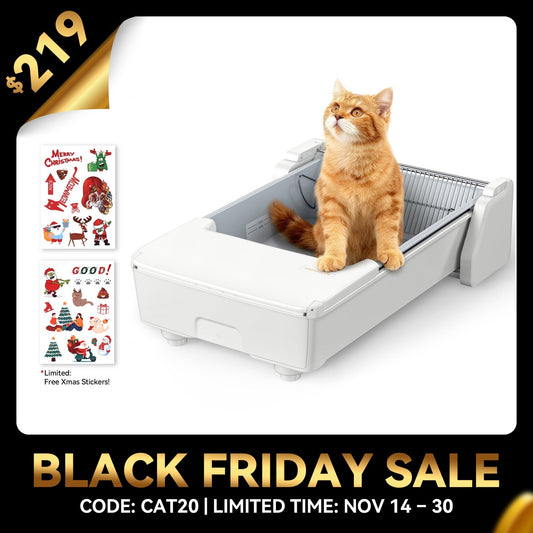 Meowant Open Top Self - Cleaning Cat Litter Box – MW - SC03 - Meowant