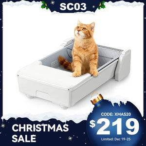 Meowant Open Top Self - Cleaning Cat Litter Box – SC03 - Meowant
