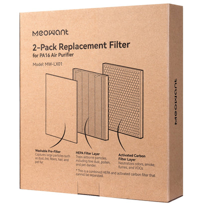 Meowant PA16 Replacement Filters - Meowant