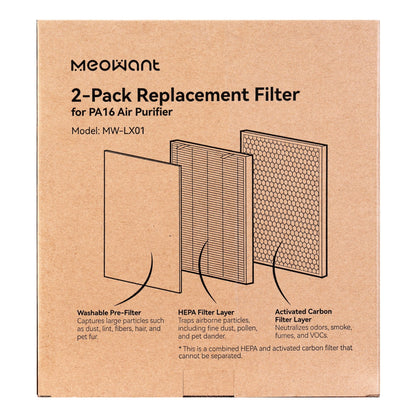 Meowant PA16 Replacement Filters - Meowant