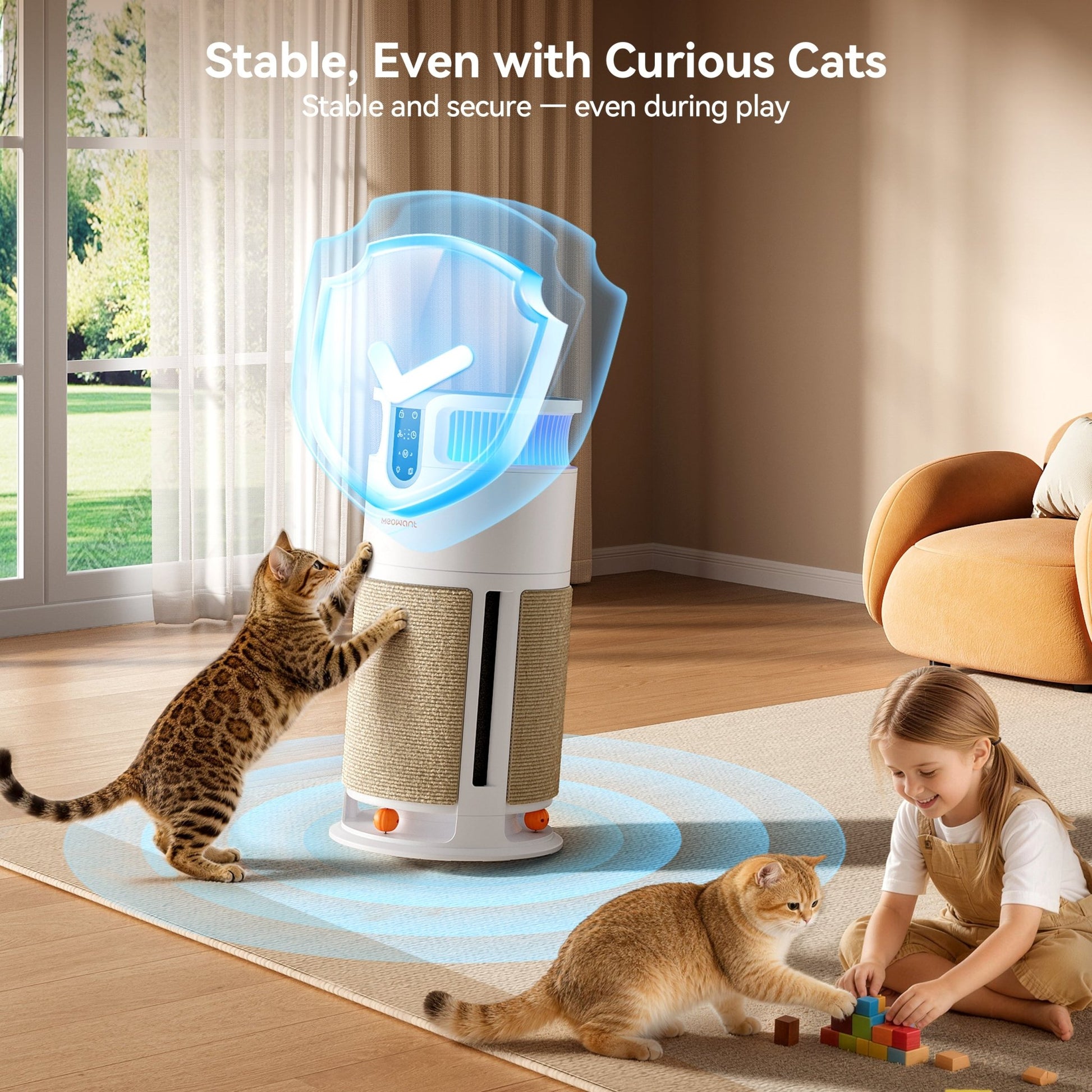 cat palm air purifier Meowant Pet Air Purifier (3900 Ft² )