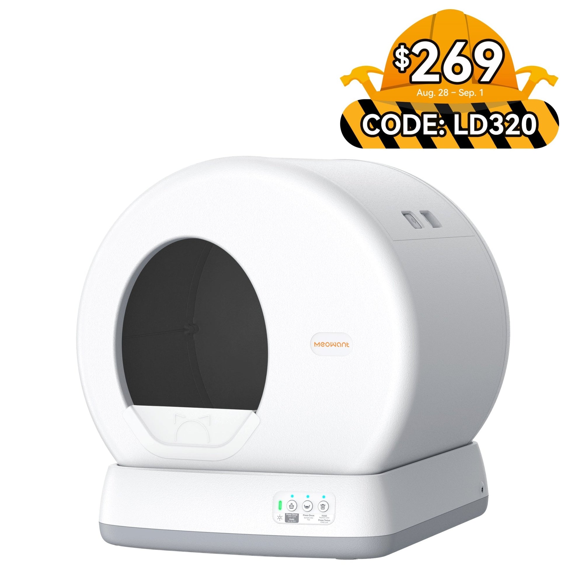 Meowant Self - Cleaning Cat Litter Box - MW - SC01 - Meowant