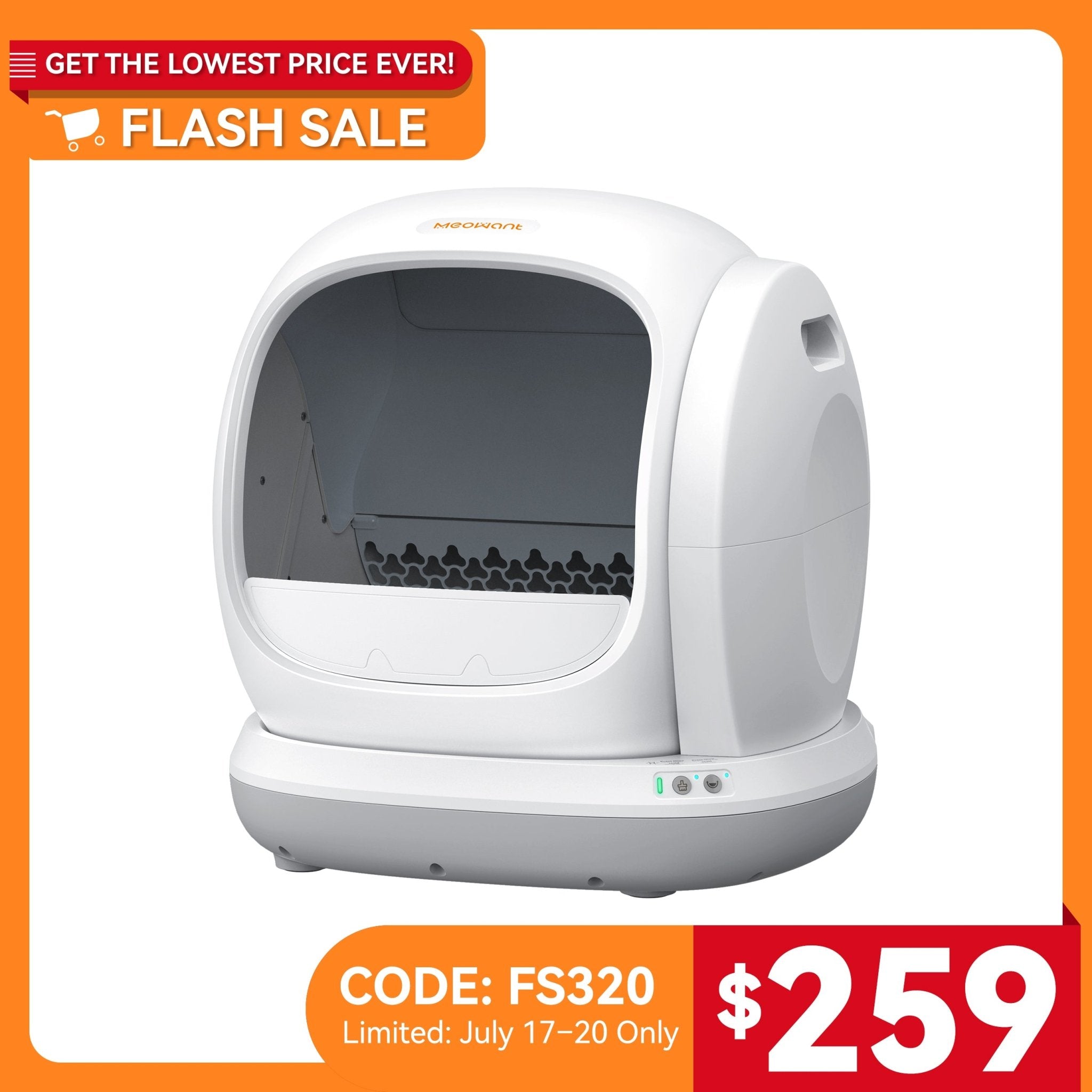 Meowant Self - Cleaning Cat Litter Box - MW - SC02 - Meowant