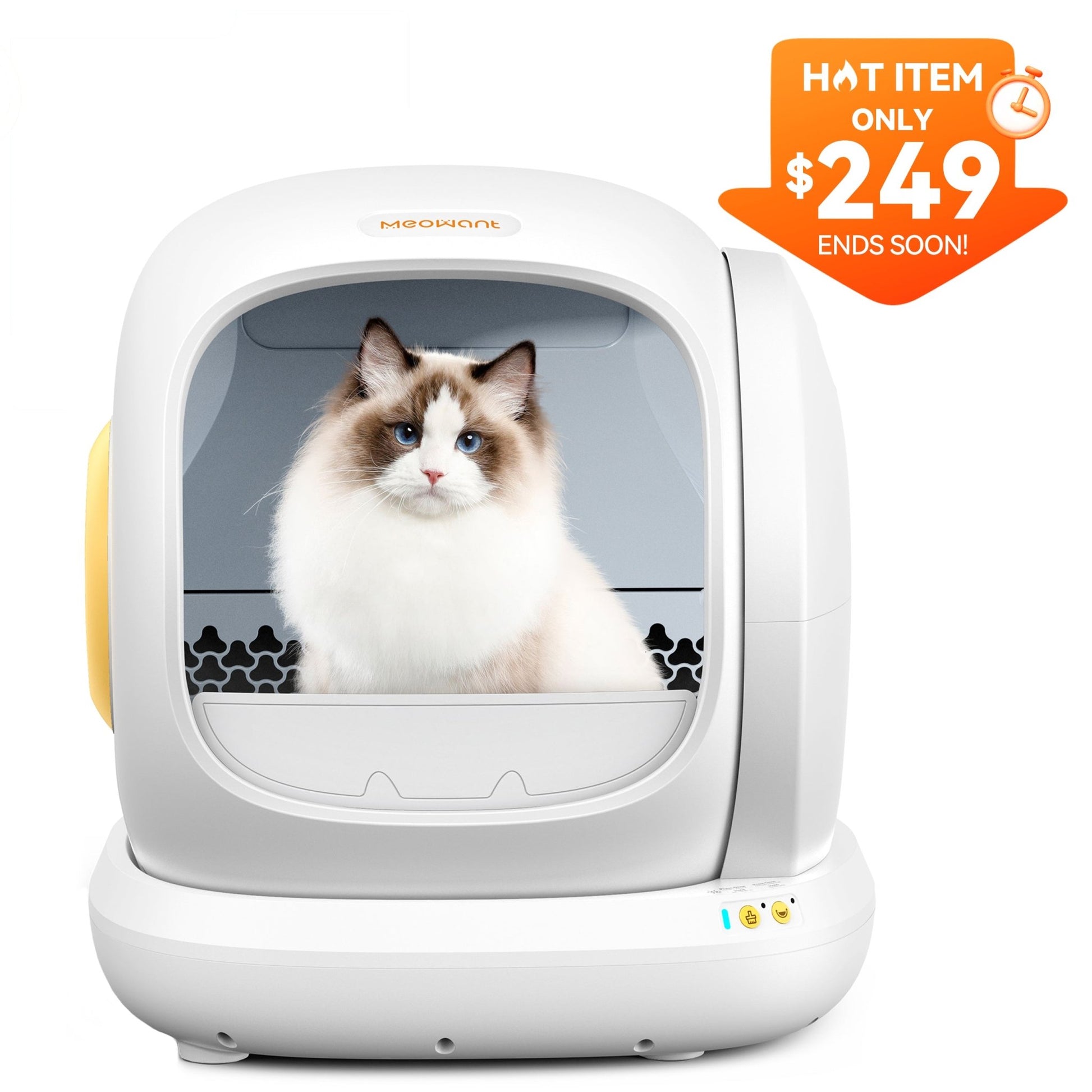 Activity Monitor Pod Cat Tracker Meowant SC02 Self-Cleaning Cat