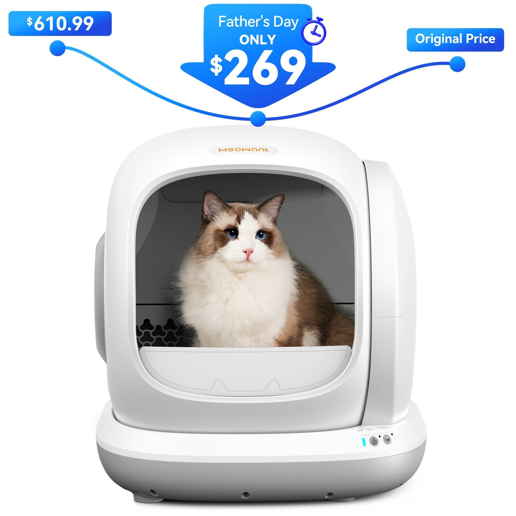 Meowant Self - Cleaning Cat Litter Box - MW - SC02 - Meowant