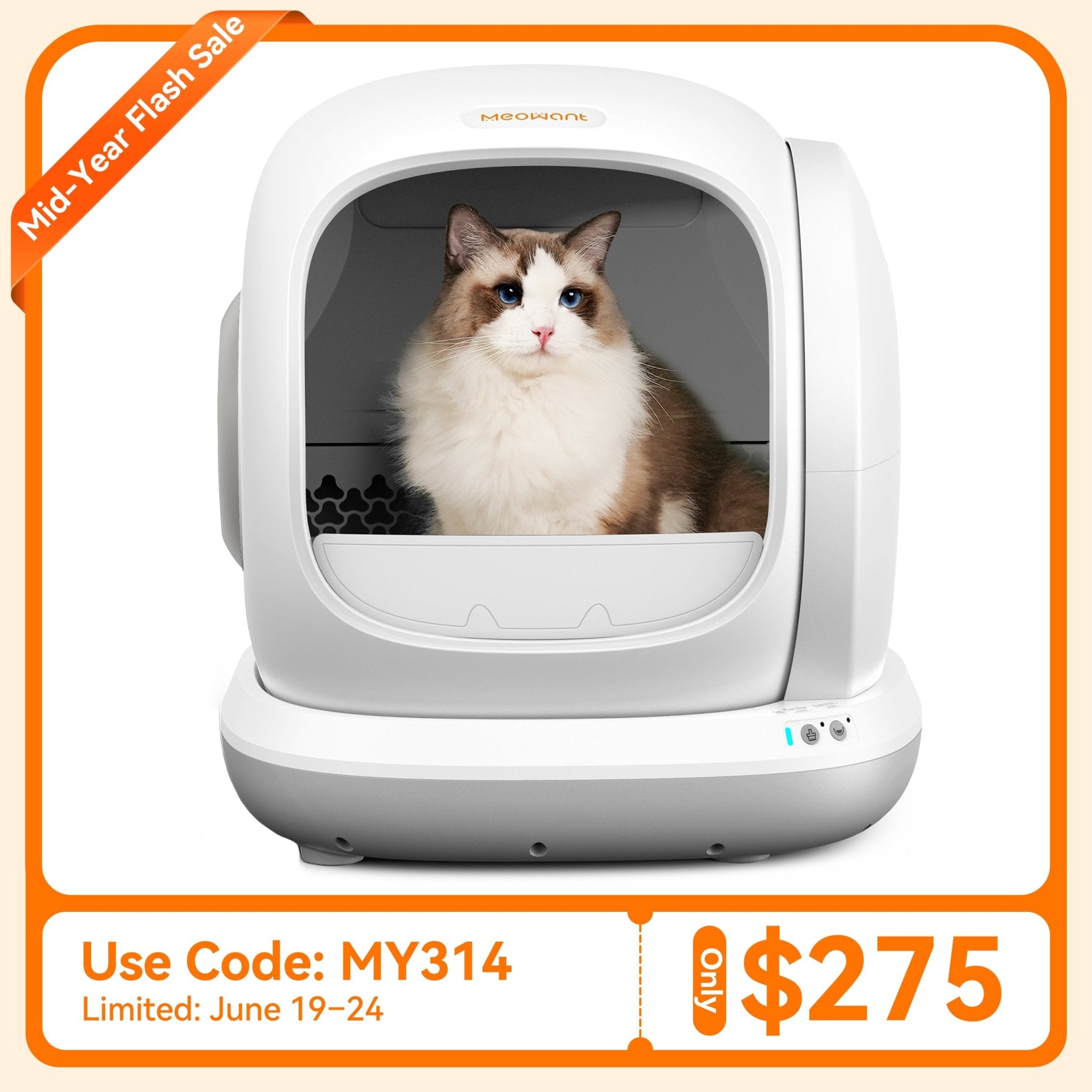 Meowant Self - Cleaning Cat Litter Box - MW - SC02 - Meowant